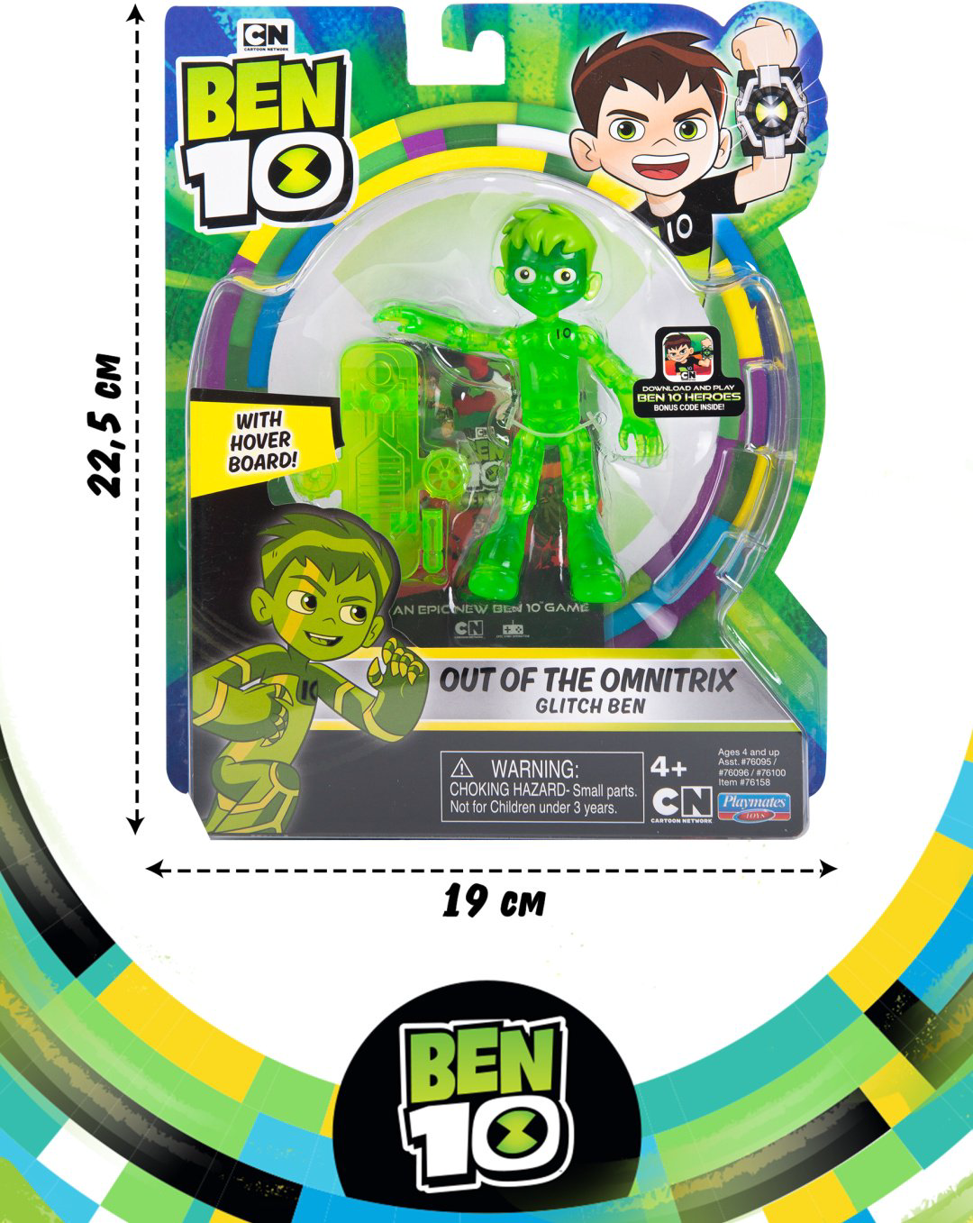 Фигурка Ben 10 Out of the omnitrix Glitch Ben 10 см 1 шт купить,NaN