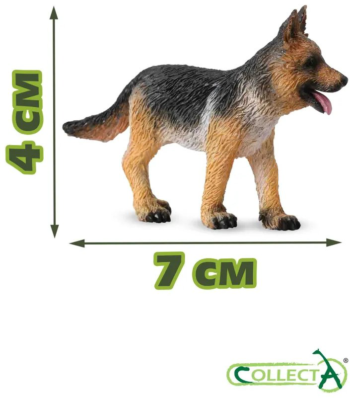 Фигурка Collecta Щенок немецкой овчарки, S 4 см 1 шт купить,NaN
