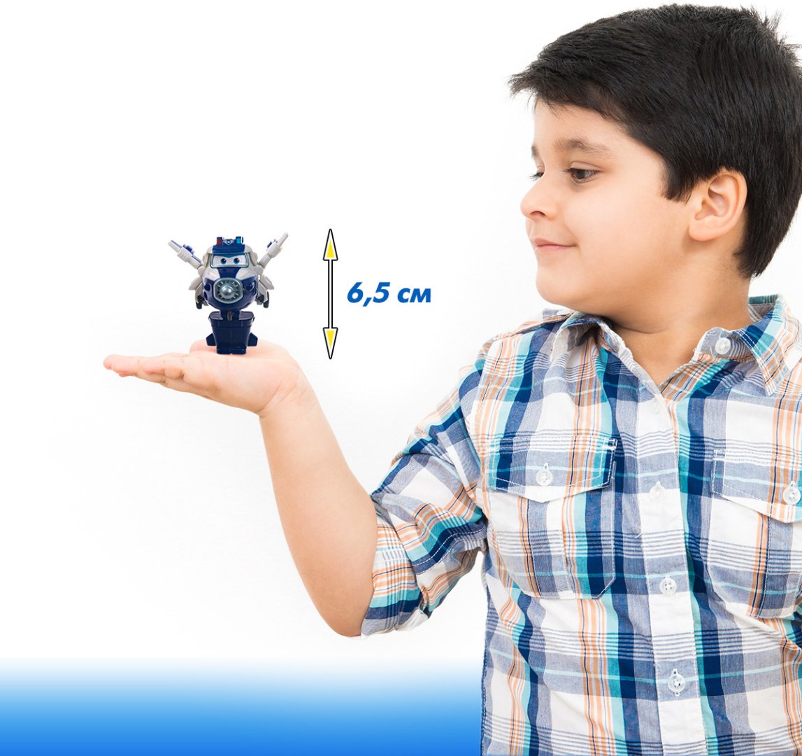 Трансформер Super Wings Пол, высота 6.5 см купить,0