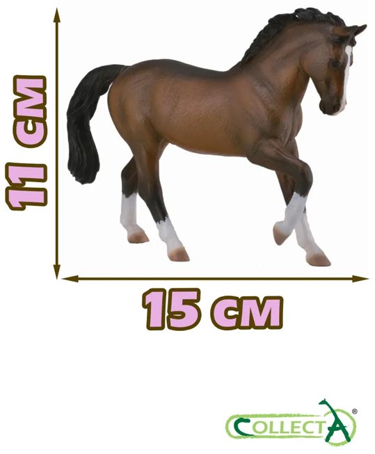 Фигурка Collecta Жеребец Теплокровный гнедой 11 см 1 шт