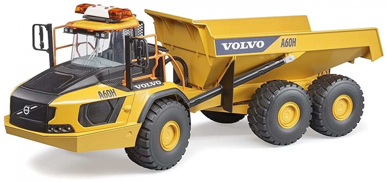 Спецтехника Bruder Самосвал Volvo A60H черный, желтый