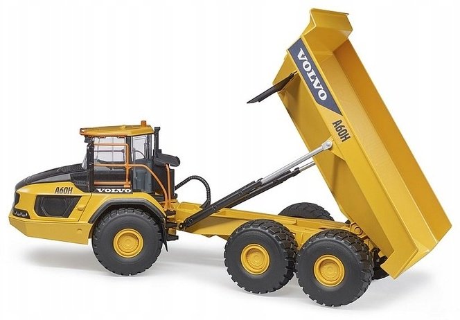 Спецтехника Bruder Самосвал Volvo A60H черный, желтый