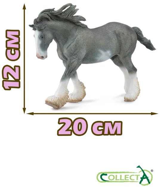 Фигурка Collecta Клейдесдальский жеребец 12 см 1 шт