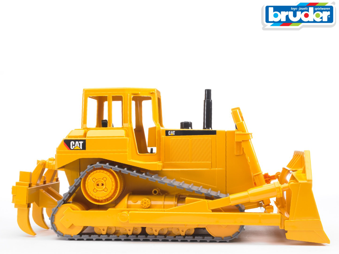 Спецтехника Bruder Бульдозер CAT 02-422, Abs-пластик, желтый, черный купить,NaN