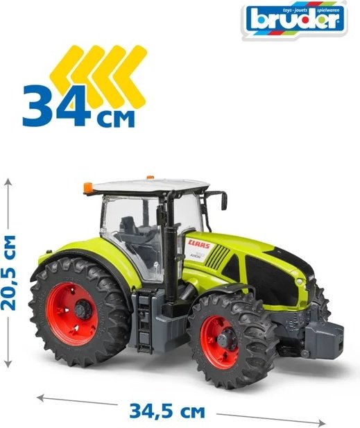 Трактор Bruder Claas Axion 950 мультиколор
