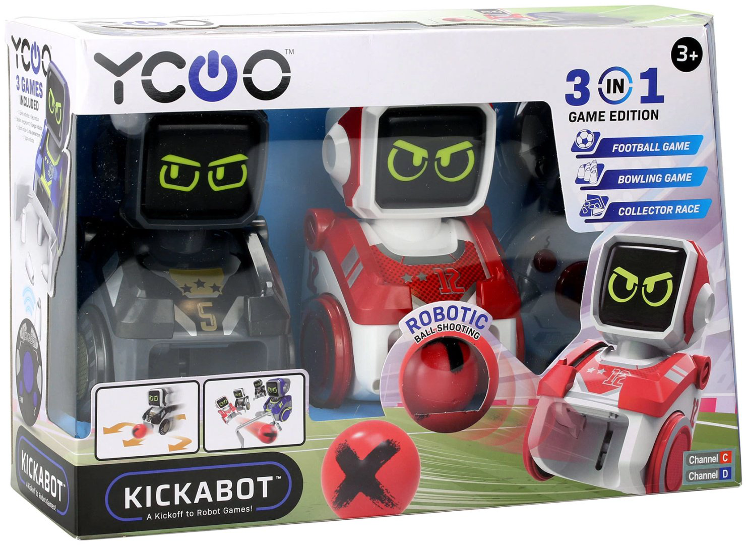 Робот Ycoo Игровой набор из 2-х роботов "Кикабот" style 2 , высота 15 см купить,NaN