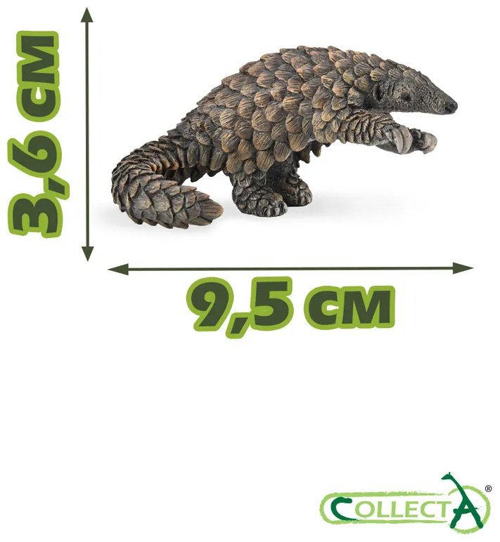 Фигурка Gulliver Панголин 3 см 1 шт купить,NaN