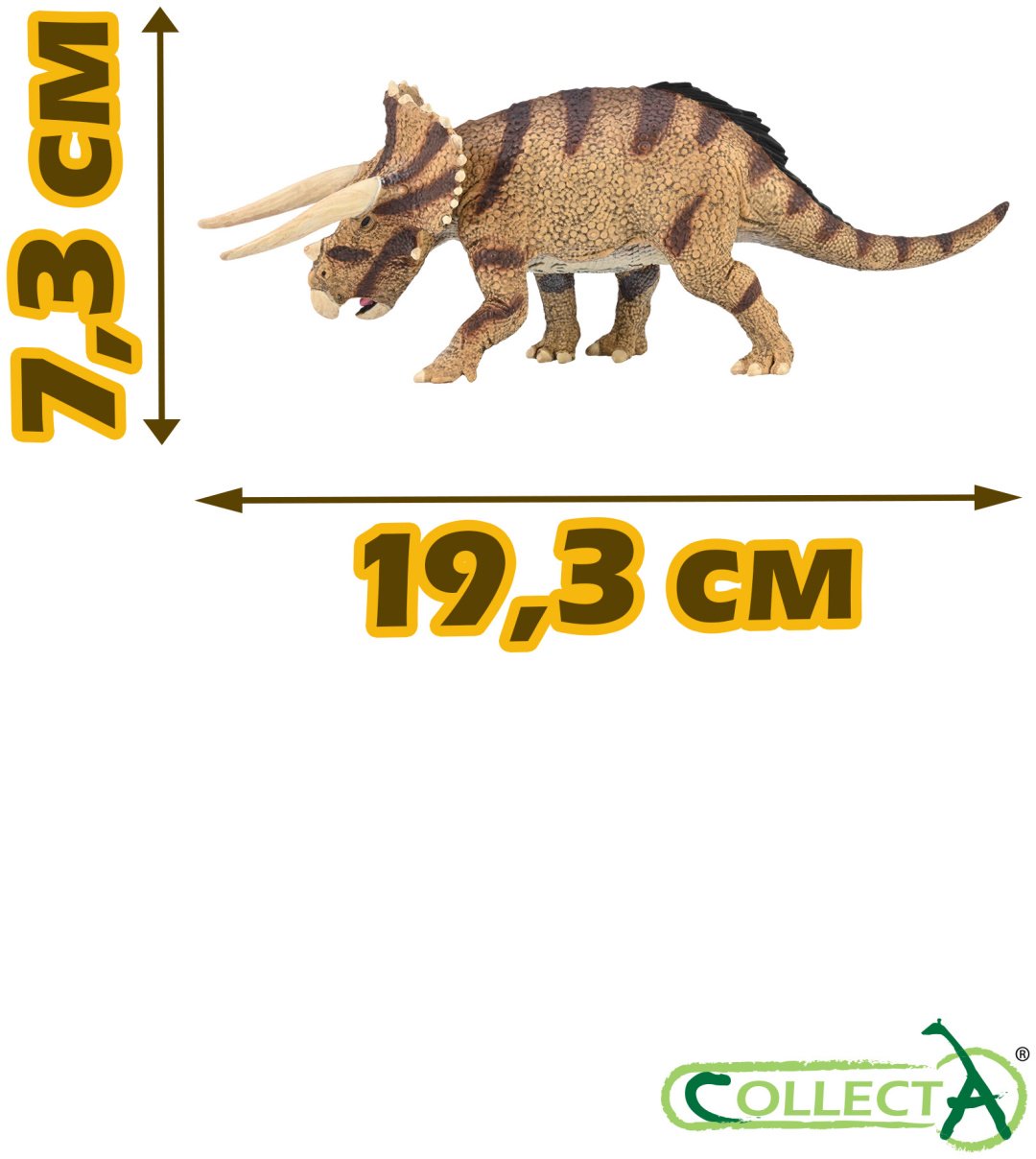 Фигурка Collecta Трицератопс 7.3 см 1 шт