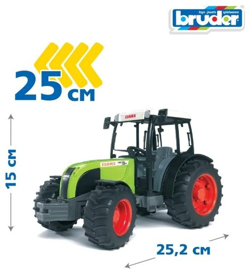 Трактор Bruder Claas Nectis 267 F черный, зеленый купить,NaN