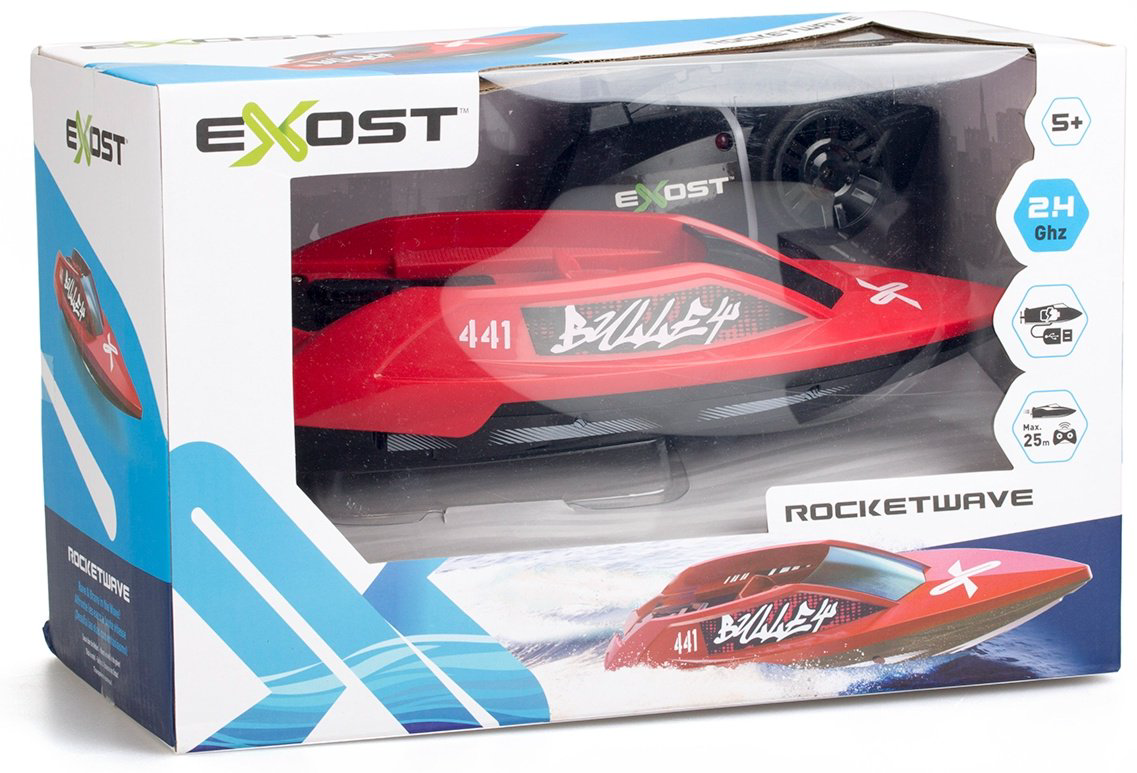 Катер на радиоуправлении Silverlit A2495161 EXOST. 1:32 КАТЕР "РОКЕТВЕЙВ" купить,NaN