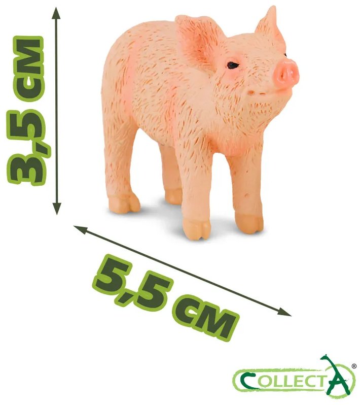 Фигурка Collecta Поросенок, нюхающий, S 3.5 см 1 шт