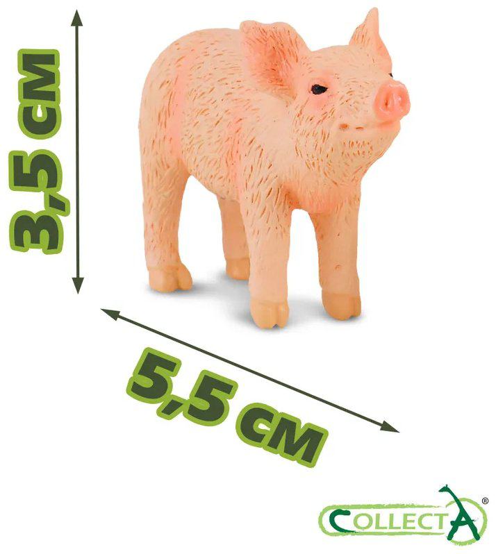 Фигурка Collecta Поросенок, нюхающий, S 3.5 см 1 шт купить,NaN