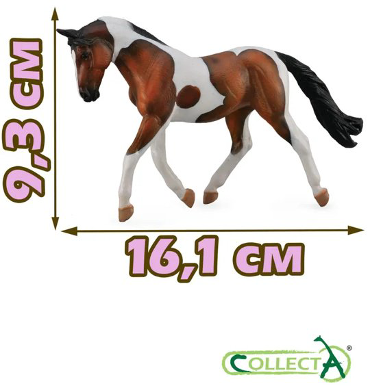 Фигурка Collecta Кобыла Пинто 9.3 см 1 шт купить,NaN