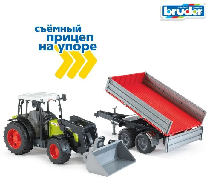 Трактор Bruder Claas Nectis 267 F мультиколор купить,NaN