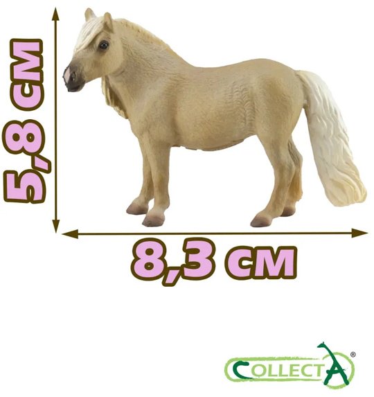 Фигурка Collecta Кобыла Фалабелла Паломино 5.8 см 1 шт