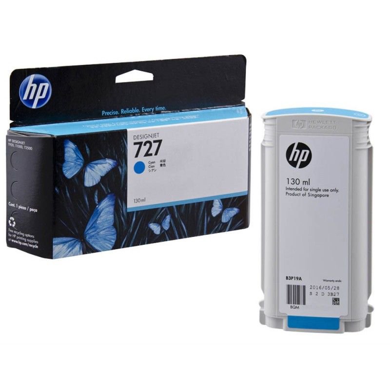 Картридж HP  №727 B3P19A голубой