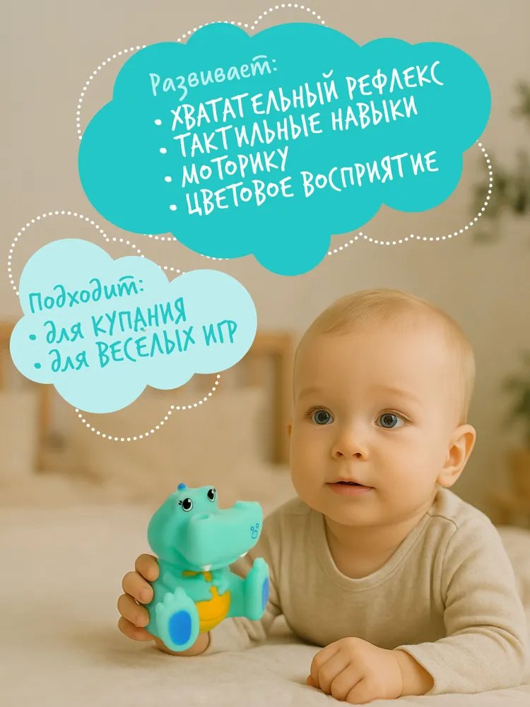 Брызгалка Happy Snail 19HSB01CR винил мультиколор купить,0