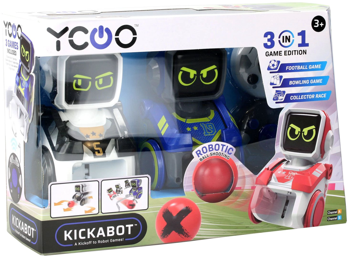 Робот Ycoo Игровой набор из 2-х роботов "Кикабот" стиль 1, высота 8 см купить,NaN