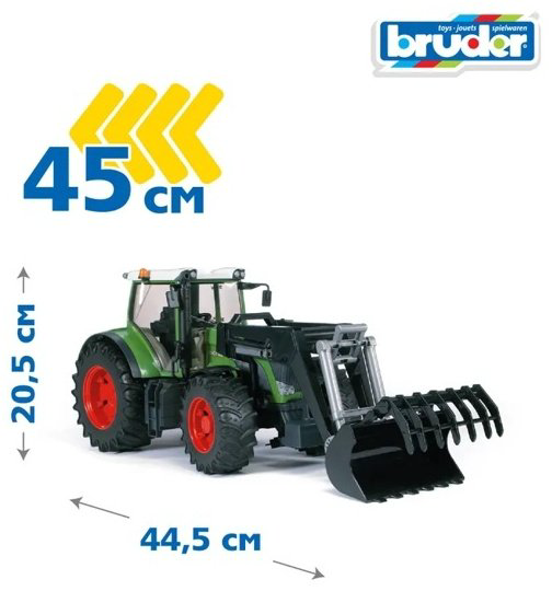 Трактор Bruder Трактор Fendt 936 Vario черный, зеленый купить,NaN