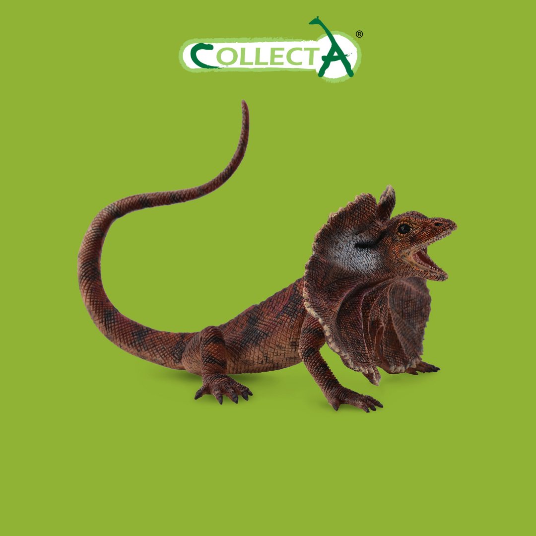 Фигурка Collecta Плащеносная ящерица 7.5 см 1 шт