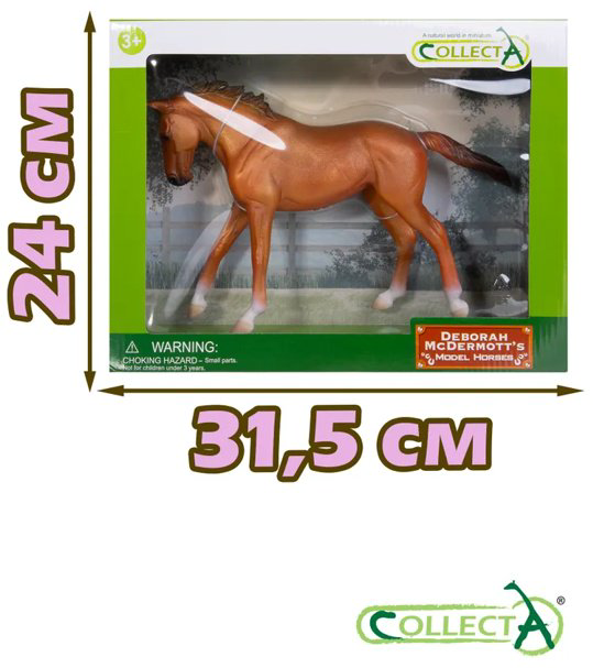Фигурка Collecta Кобыла Чистокровная каштановая 18 см 1 шт купить,NaN
