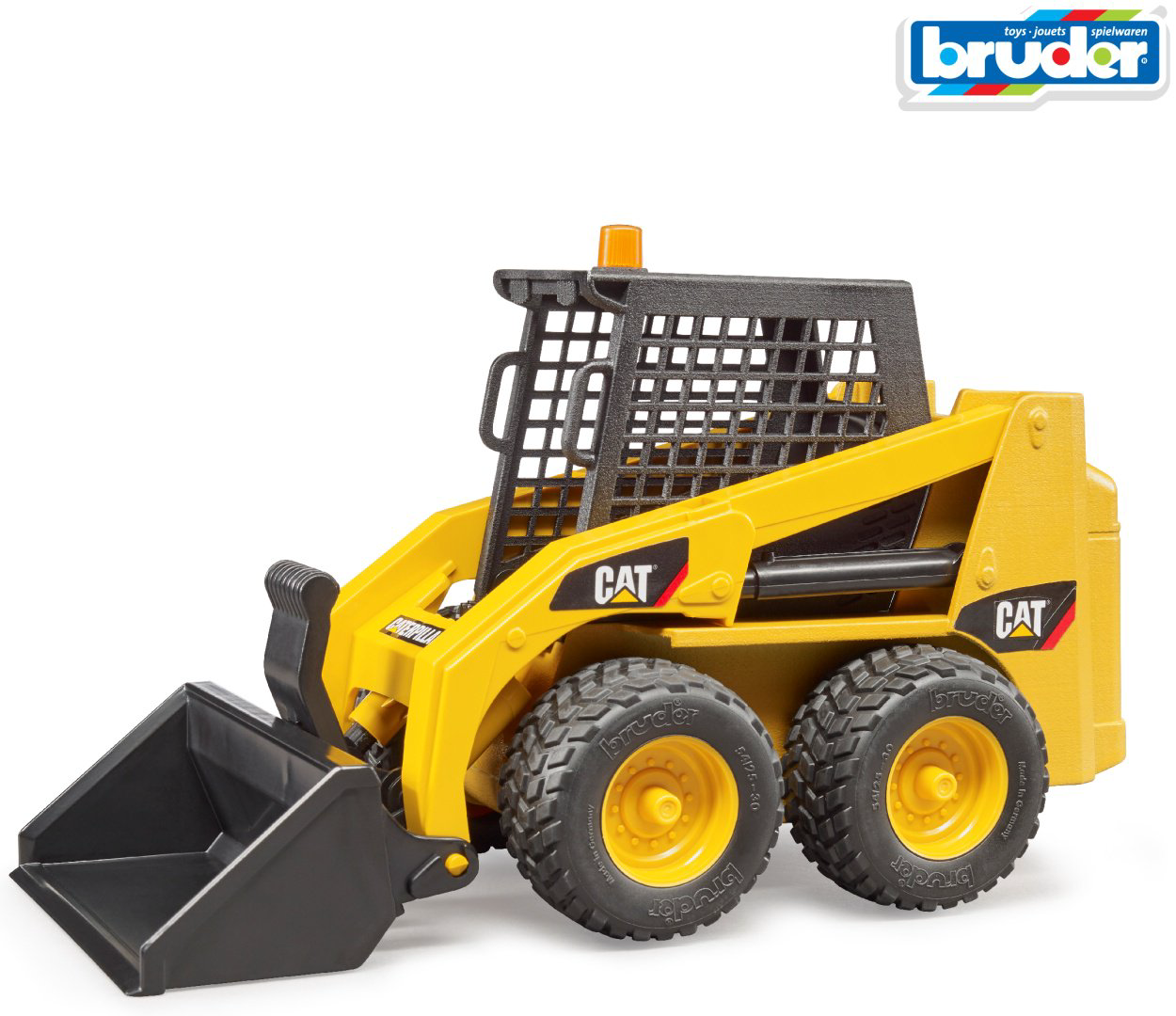 Спецтехника Bruder Мини погрузчик CAT 02-481, Abs-пластик, желтый, черный купить,NaN