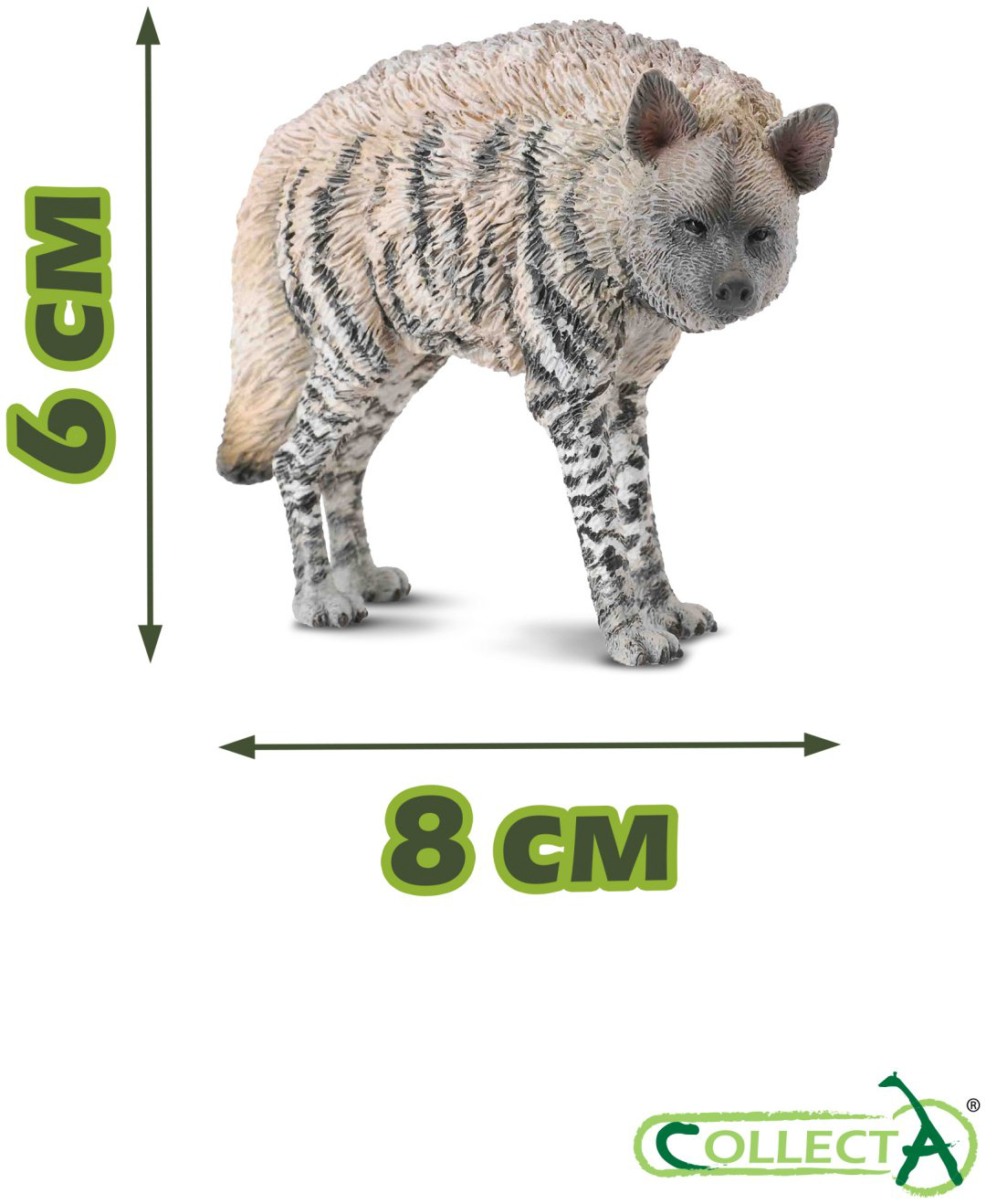 Фигурка Collecta Полосатая гиена 6 см 1 шт купить,NaN