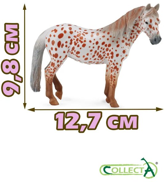 Фигурка Collecta Пони Британский каштаново-леопардовый 9.8 см 1 шт