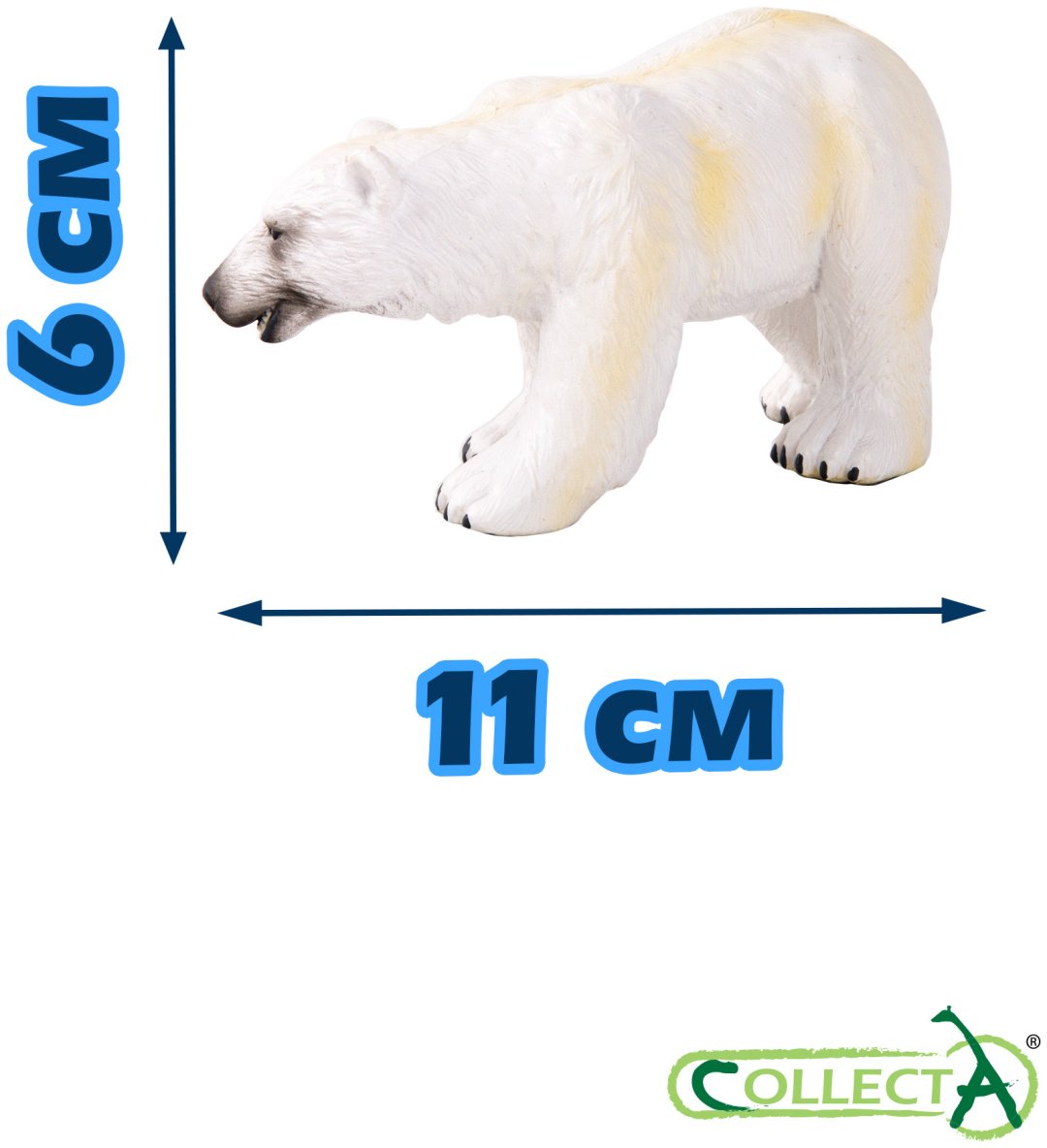 Фигурка Collecta Полярный медведь 6 см 1 шт
