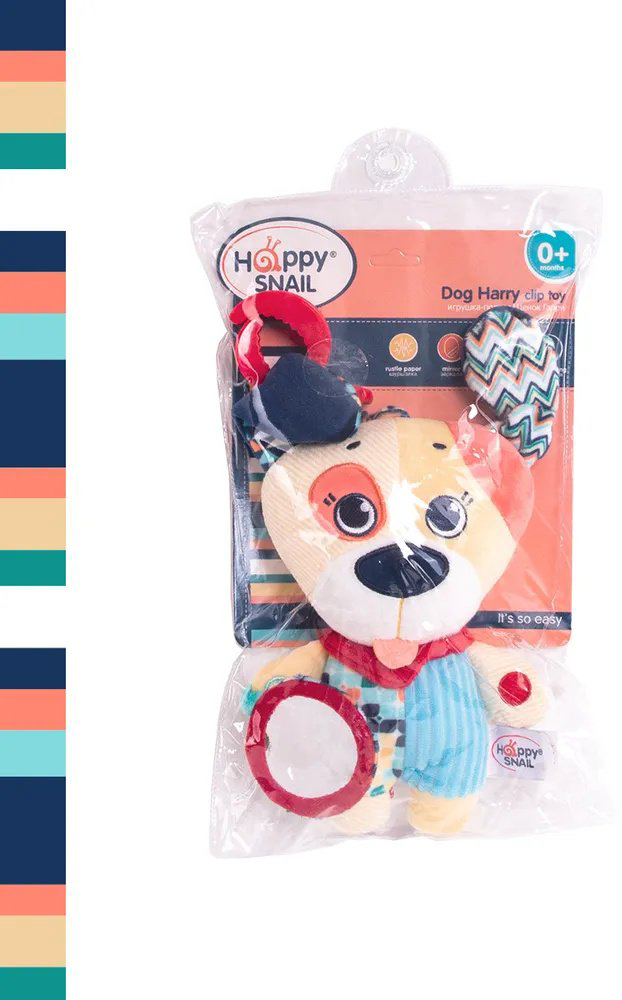 Игрушка-подвеска Happy Snail Щенок Гарри купить,NaN
