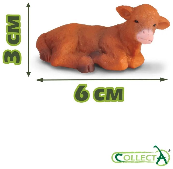 Фигурка Collecta Теленок высокогорный S 3 см 1 шт