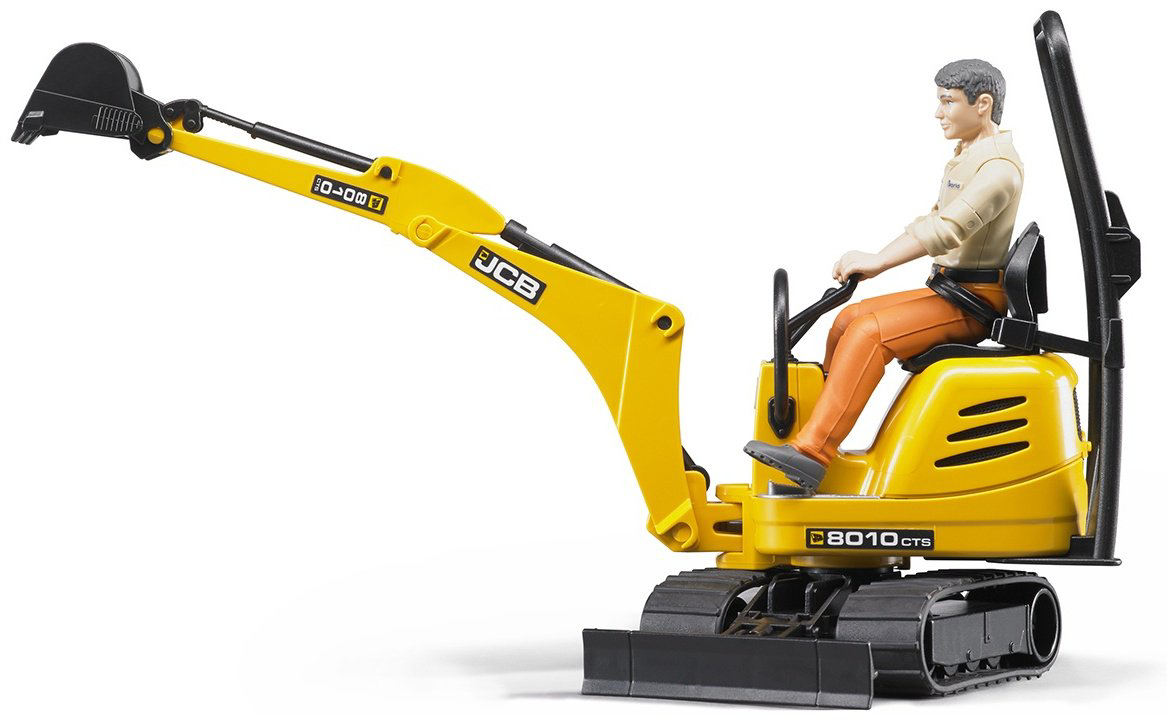 Спецтехника Bruder экскаватор JCB 8010 CTS желтый купить,NaN