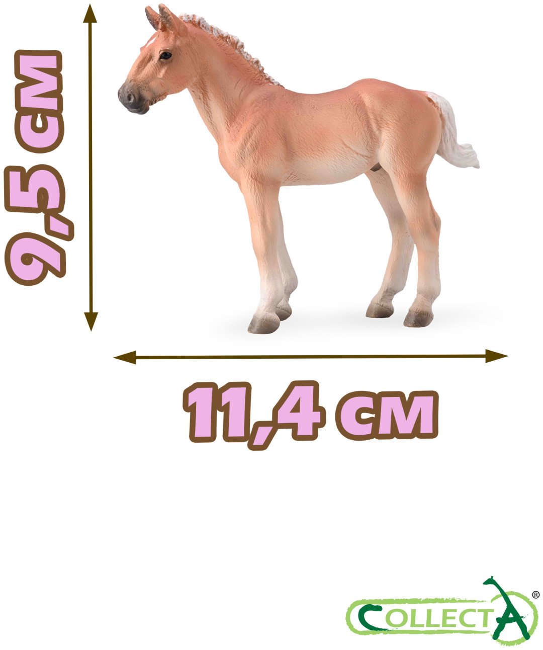 Фигурка Collecta Жеребёнок лошади Норикер 9.5 см 1 шт