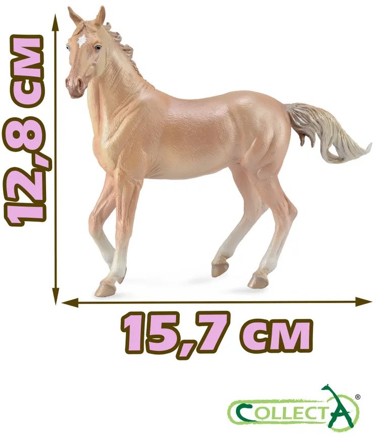 Фигурка Collecta лошадь Ахалтекинская кобыла Перлино, XL 12.8 см 1 шт