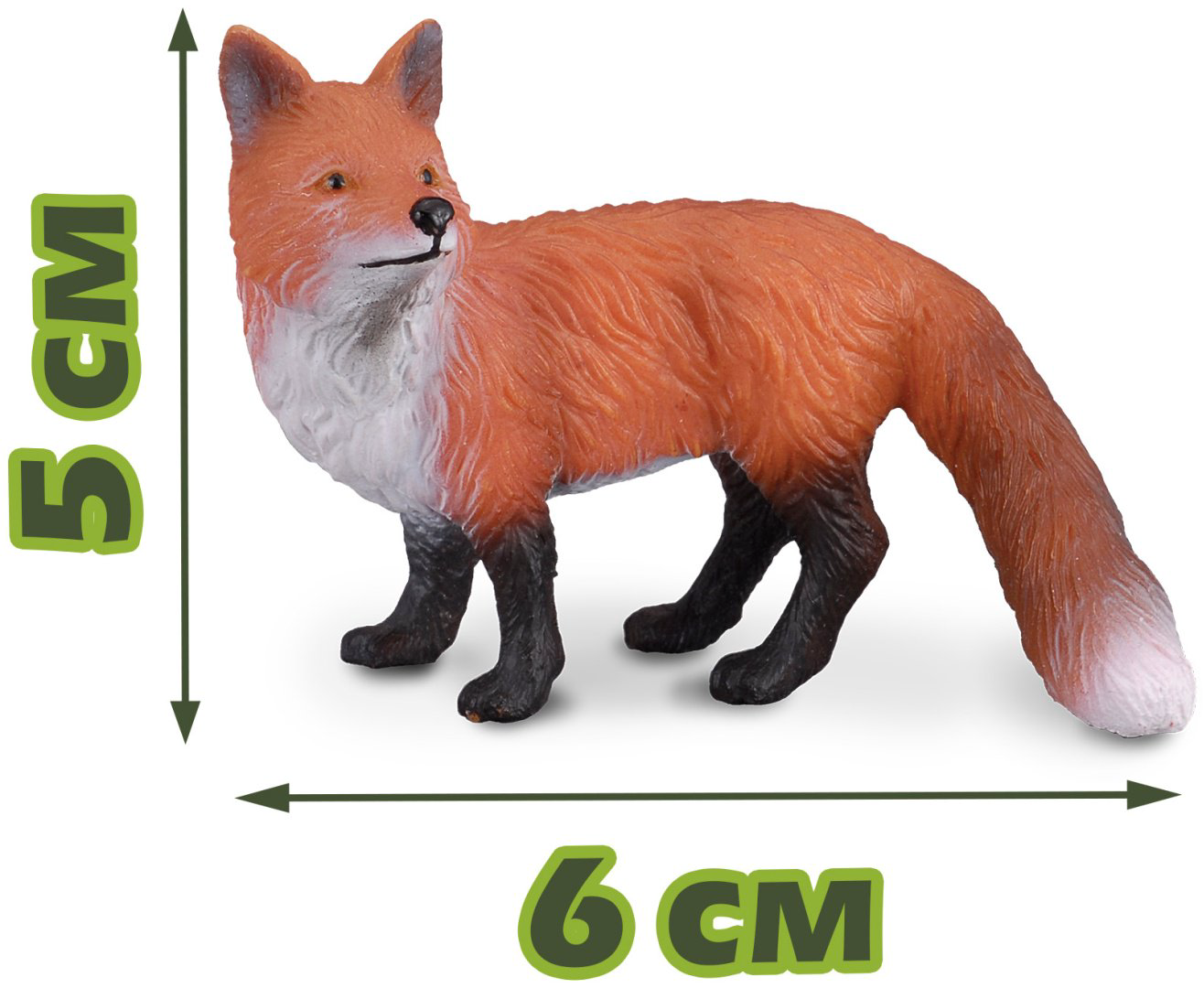 Фигурка Collecta Рыжая лисица 5 см 1 шт купить,NaN