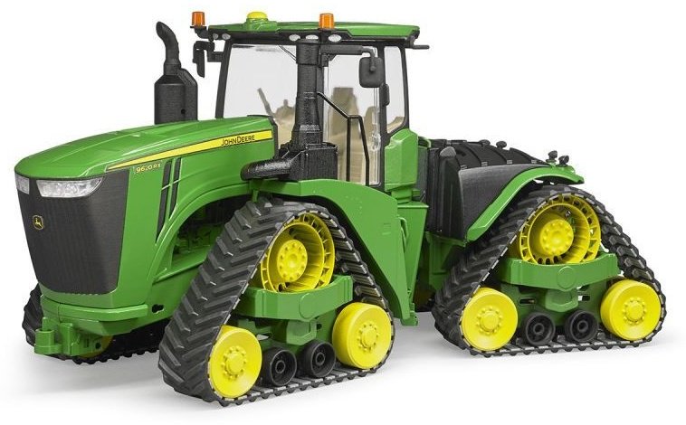 Трактор Bruder John Deere 9620RX гусеничный черный, зеленый