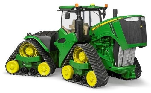 Трактор Bruder John Deere 9620RX гусеничный черный, зеленый