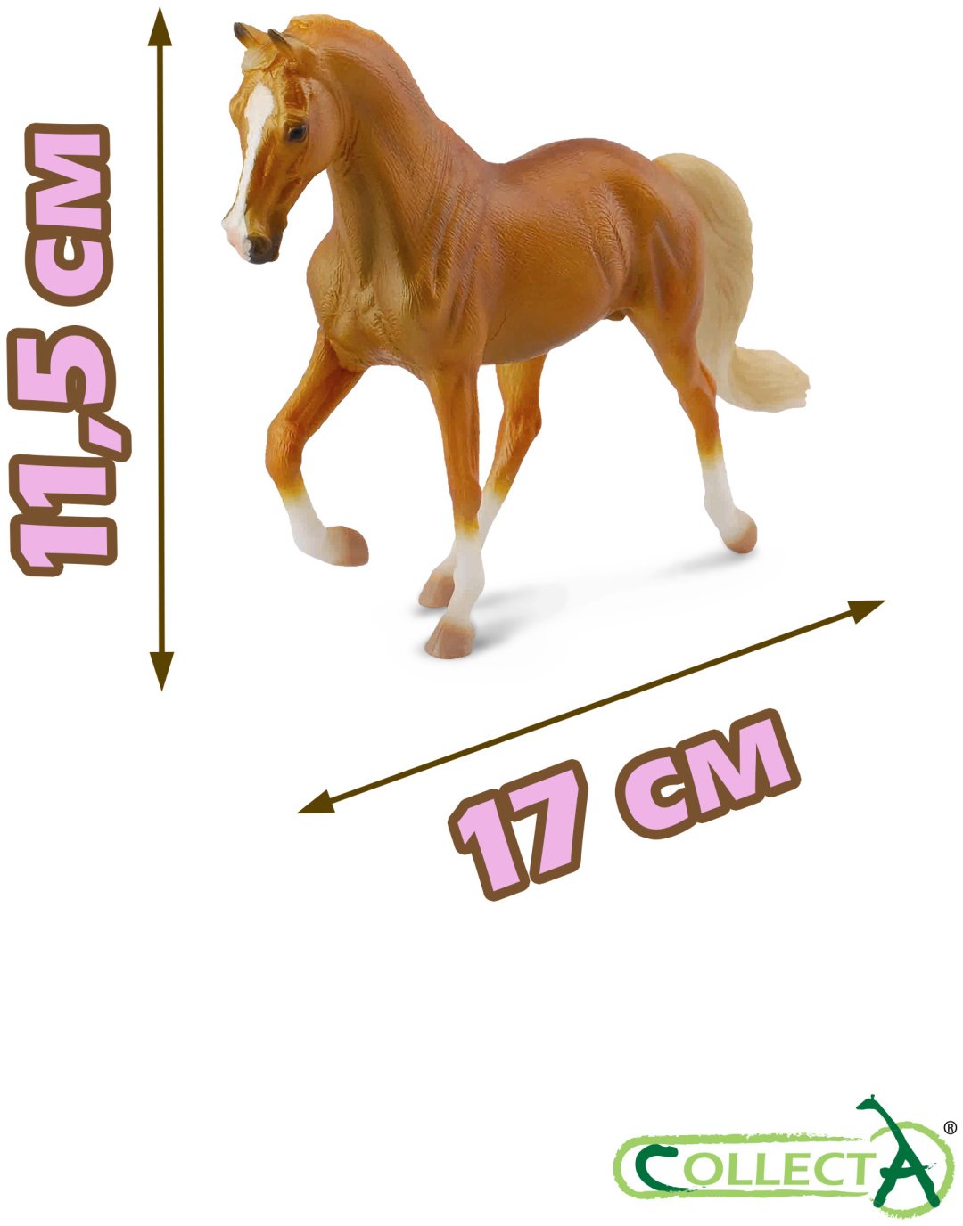 Фигурка Collecta Жеребец Теннессийский Голден Паломино 11.5 см 1 шт