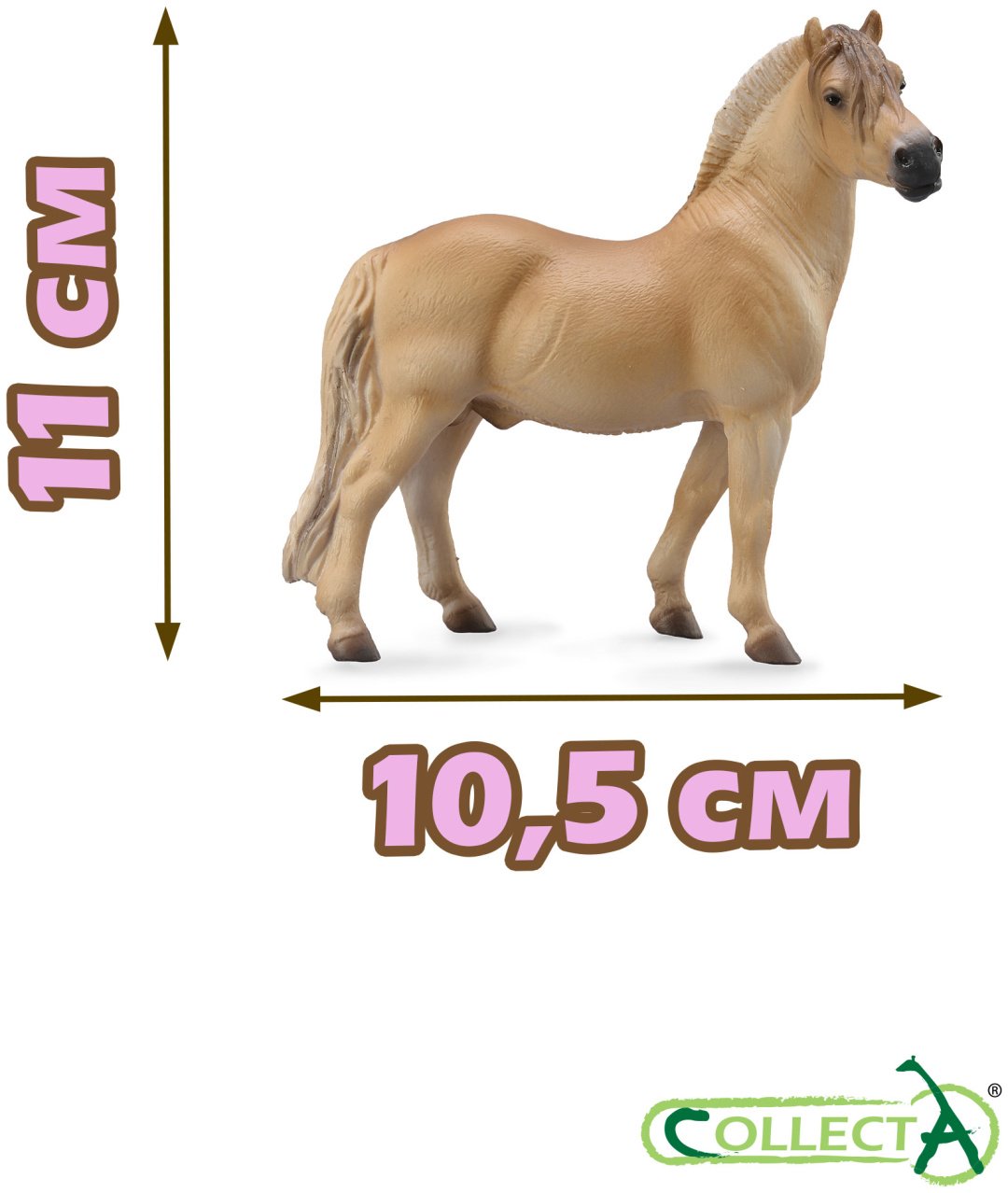 Фигурка Collecta Жеребец Фьордский 11 см 1 шт