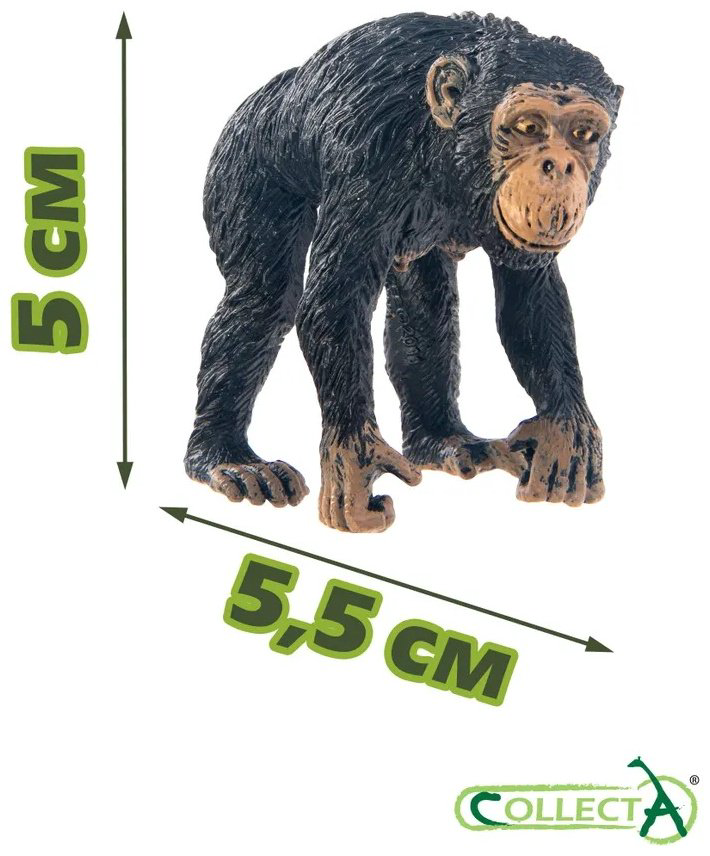 Фигурка Collecta Шимпанзе самка 5 см 1 шт