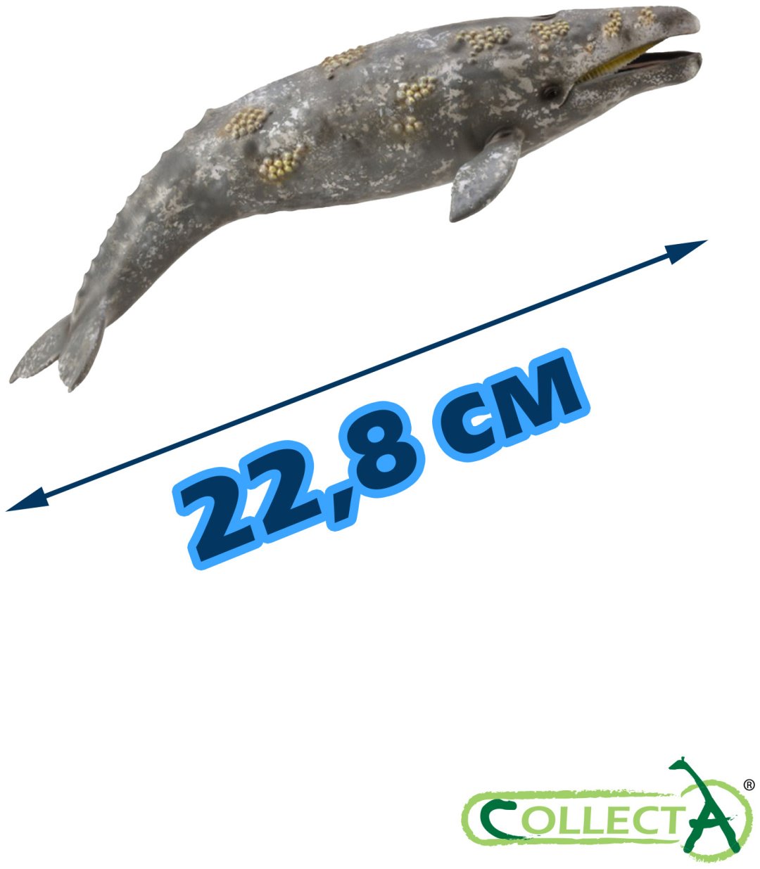 Фигурка Collecta Серый кит 22.8 см 1 шт