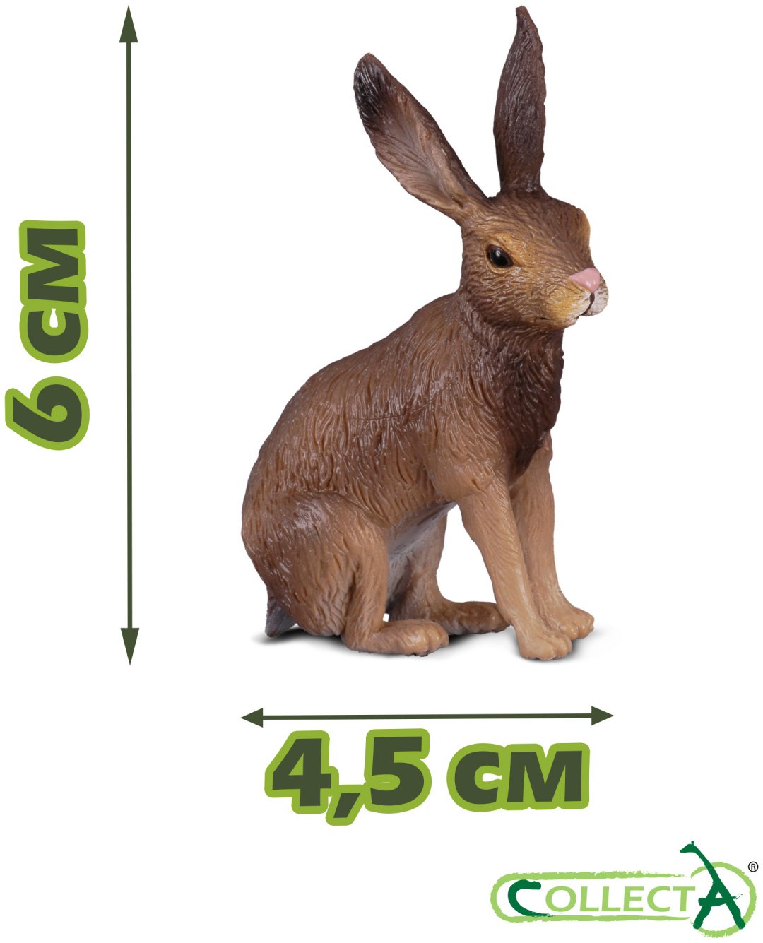 Фигурка Collecta Заяц-русак 6 см 1 шт