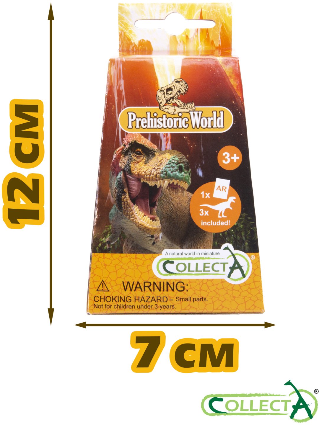 Фигурка Collecta Вулкан с динозаврами 12 см 3 шт