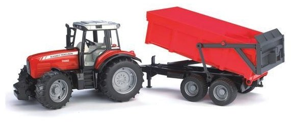 Трактор Bruder Massey Ferguson 7480 красный