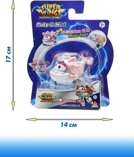 Трансформер Super Wings Голден Гёрл, высота 5 см
