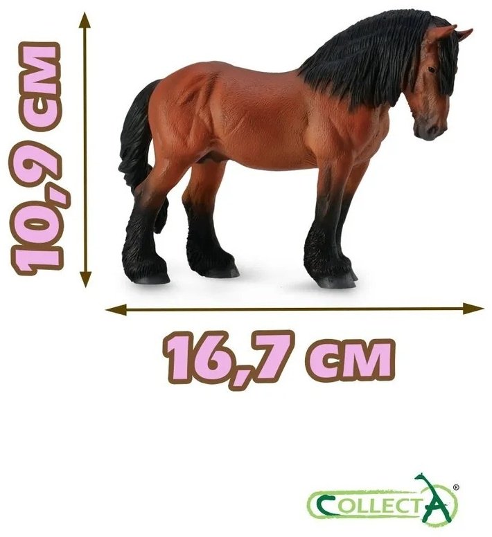 Фигурка Collecta Арденнский жеребец 10.9 см 1 шт купить,NaN
