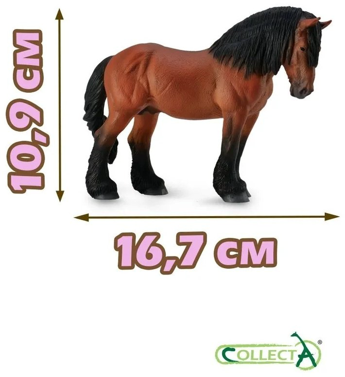 Фигурка Collecta Арденнский жеребец 10.9 см 1 шт купить,NaN
