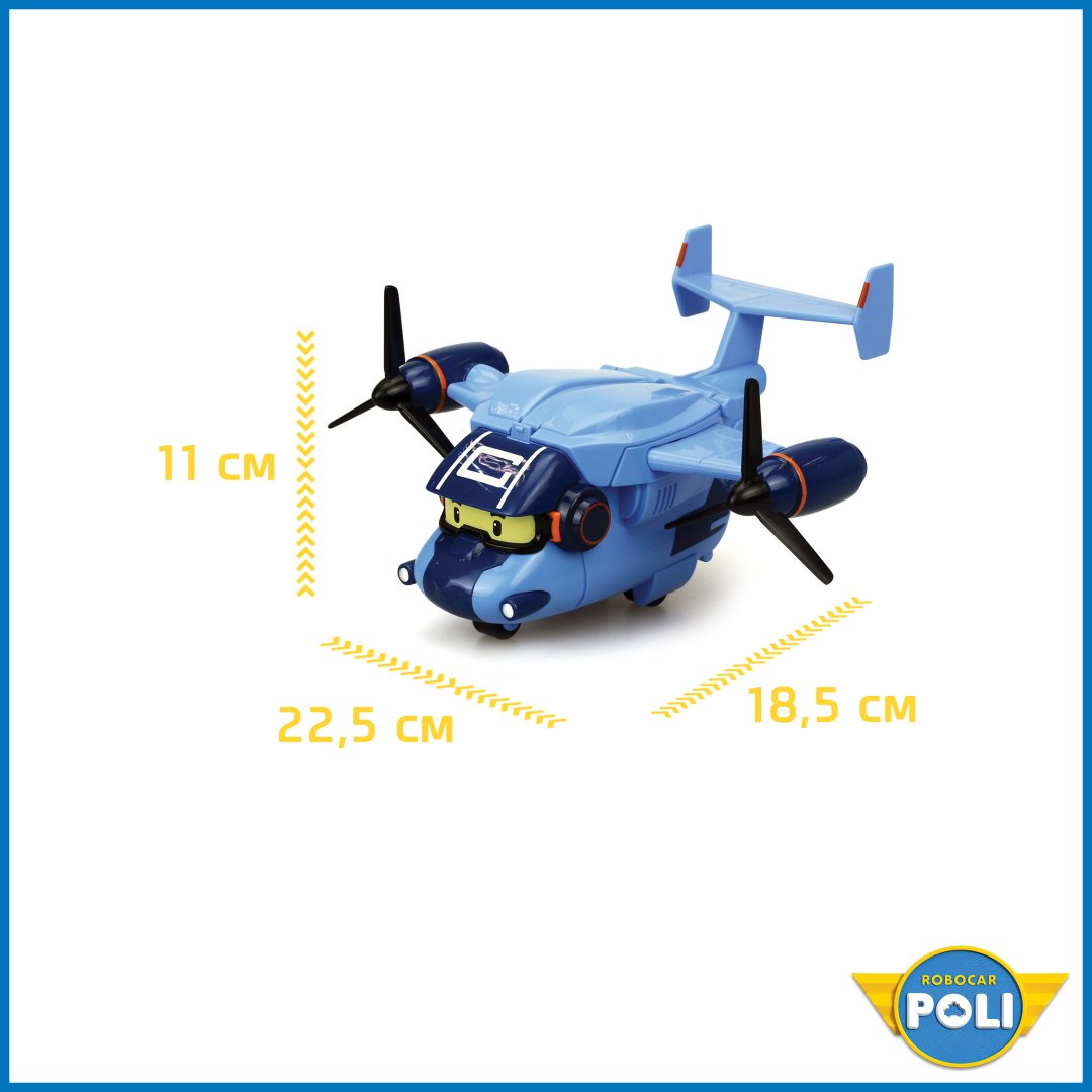 Трансформер Poli Robocar Кэри, высота 11 см - ForteMarket Трансформер Poli Robocar Кэри, высота 11 см купить,0