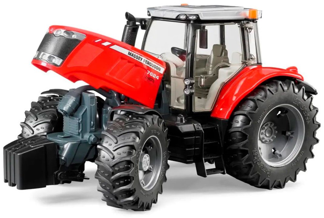 Трактор Bruder Massey Ferguson 7600 красный купить,NaN