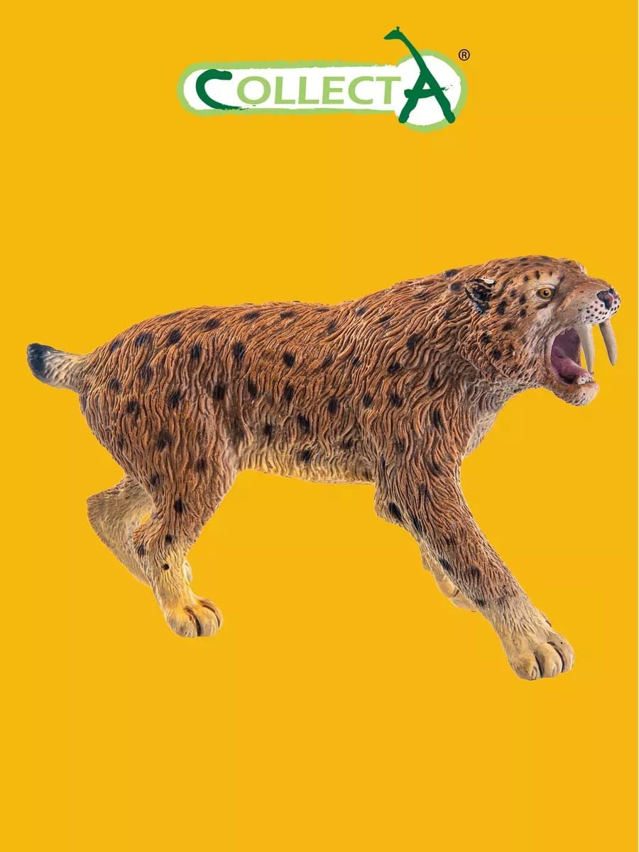 Фигурка Collecta Смилодон 8 см 1 шт купить,NaN